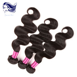 Chine Catégorie péruvienne des cheveux noirs 8A de prolongements de cheveux de Vierge de vague de corps 12 pouces fournisseur