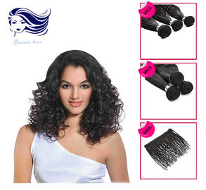 Chine Tante brésilienne Funmi Hair Weave, cheveux naturels de boucles pleines d'entrain lâches fournisseur