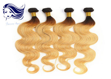 Chine Prolongements de cheveux de couleur de Brown Ombre, cheveux colorés par Ombre d'humain fournisseur