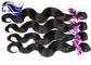 24 doubles péruviens d'armure de cheveux onduleux de Vierge de prolongements de cheveux de pouce dessinés fournisseur