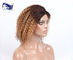 Les perruques bouclées de dentelle d'avant de cheveux court-circuitent la couleur d'Ombre de perruques de cheveux fournisseur