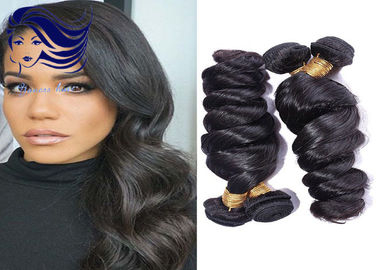 Chine Cheveux des prolongements 100 brésiliens onduleux de cheveux de Vierge vrais pour les cheveux fins fournisseur