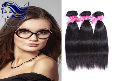 Chine Armure droite de cheveux de Remy de 100 de Vierge prolongements péruviens de cheveux droits fournisseur