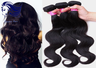 Chine Cheveux profonds péruviens de Vierge de vague du noir 18inch de prolongements légers de cheveux fournisseur