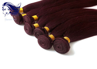Chine Armure brésilienne colorée droite rouge de cheveux de Remy de prolongements de cheveux fournisseur
