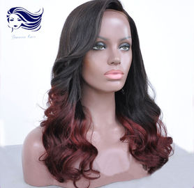 Chine Perruques de dentelle de cheveux de Remy de femmes de couleur les pleines embrouillent 24 pouces libre fournisseur