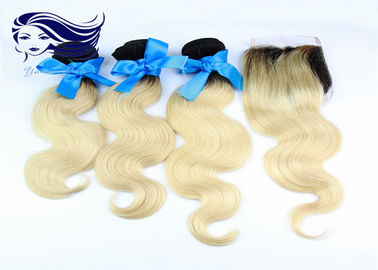 Chine cheveux colorés par Péruviens de prolongements des cheveux 7A avec la fermeture de dentelle fournisseur