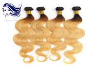 Prolongements de cheveux de couleur de Brown Ombre, cheveux colorés par Ombre d'humain
