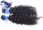 Cheveux bouclés d'armure de Vierge de cheveux malaisiens noirs naturels de Remy fournisseur