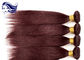 Armure brésilienne colorée droite rouge de cheveux de Remy de prolongements de cheveux fournisseur
