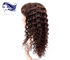 Pleines perruques de dentelle de cheveux profonds de la vague 100 avec des cheveux de Brésilien de cheveux de bébé fournisseur