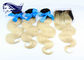 cheveux colorés par Péruviens de prolongements des cheveux 7A avec la fermeture de dentelle fournisseur