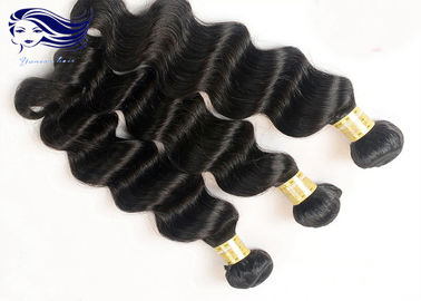 Aucune armure brésilienne de rejet de cheveux onduleux de corps noir de prolongements de cheveux de Vierge fournisseur