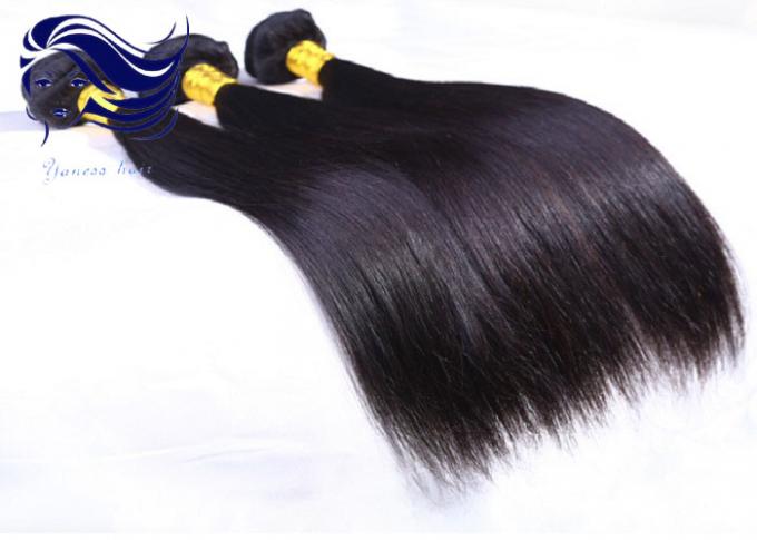 Directement vraie trame de double de cheveux de 100 de Vierge prolongements brésiliens de cheveux