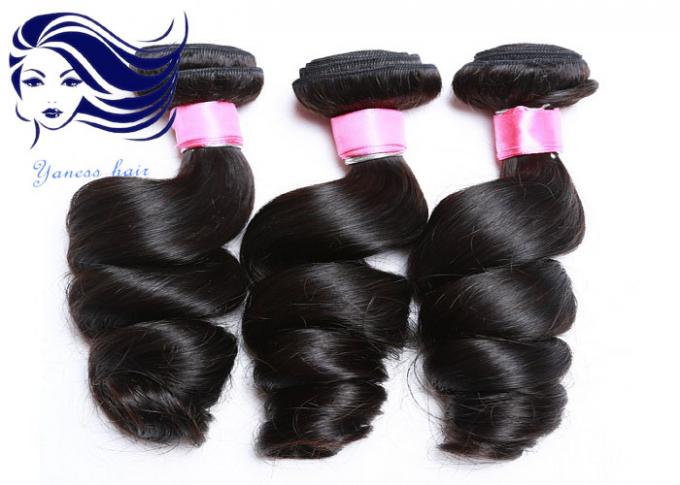 Les prolongements bouclés de cheveux de Vierge pour des femmes de couleur desserrent la vague