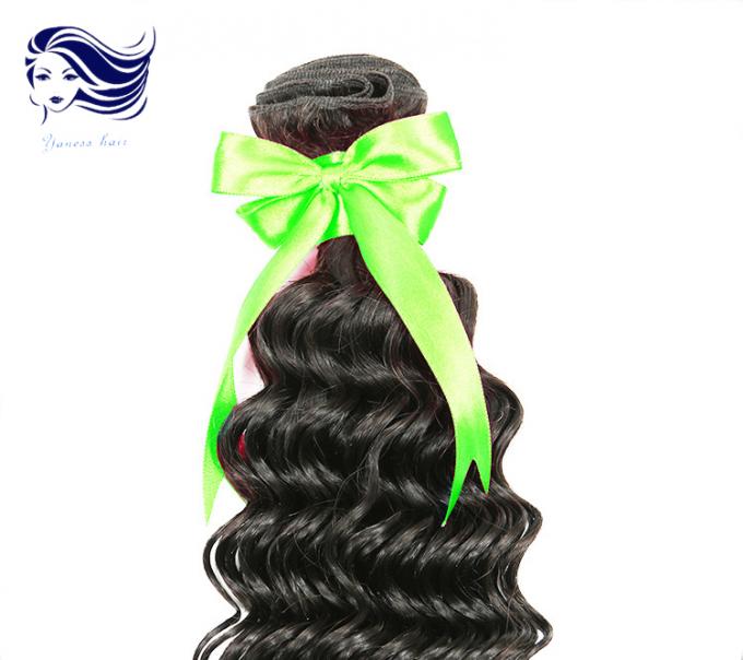 Cheveux non-traités de prolongements de cheveux de Vierge de l'Indien 100 16 pouces