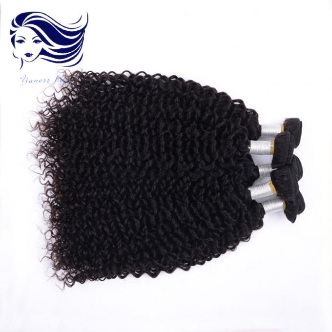 Embrouillez le double bouclé frisé de la catégorie 6A de Vierge de paquets libres de cheveux dessiné
