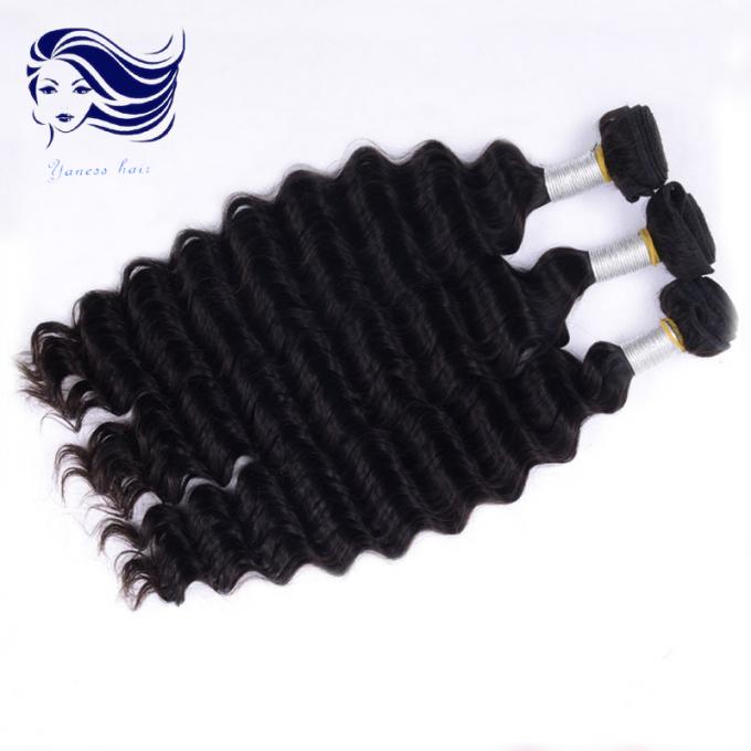 100 armure non-traitée de cheveux cheveux/6A de Vierge de Remy 6A de Brésilien
